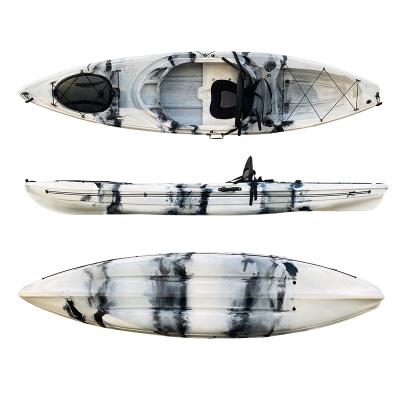 China Wholesale Fast Fun Leisure Fishing Boat Sea Fishing Sit In Kayak Canoe Boat For Sale for sale