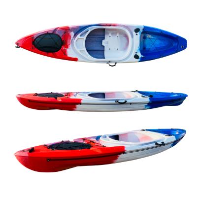 China Fishing Fun Leisure Wholesale Kayak LLDPE High Quality Ocean Canoe Sit In The Sea Simple Traveling Plastic Kayak Sea Kayak for sale