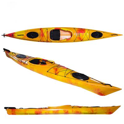 China Hot sale 4.8m water fun single oceanFishing kayak in sit for sale