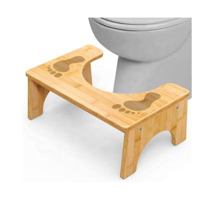 China Foldable Bamboo Toilet Stool Foldable Potty Stool for sale