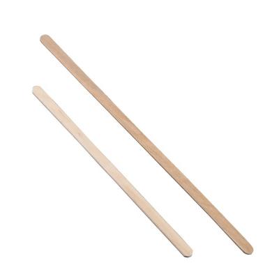 China Individually Stocked Disposable Paper Wrapped Wooden Coffee Stirrers for sale