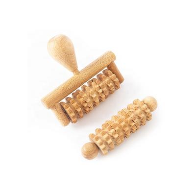 China Pet House Set of 2 Massage Roller Tool Massager Wooden Face Massage Rollers for sale