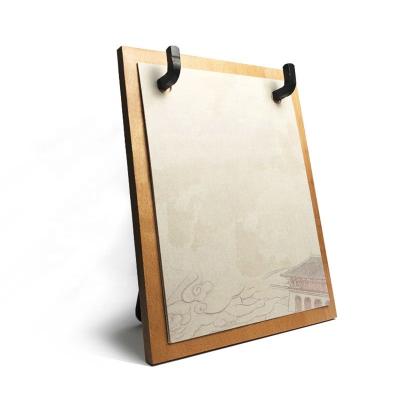 China Factory Direct Antique Imitation Customize Size High Quality Wooden Desk Calendar Holder for sale