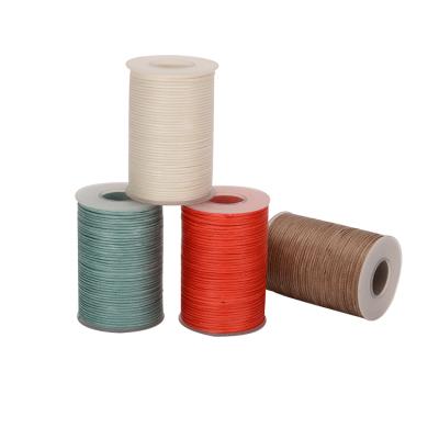 China High Tenacity 100% Waterproof Wholesale Polyester Waxed Sewing Thread For Leather for sale