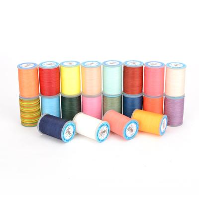 China Factory Supply Color Round Waterproof Wax Thread For Leather Sewing Thread for sale