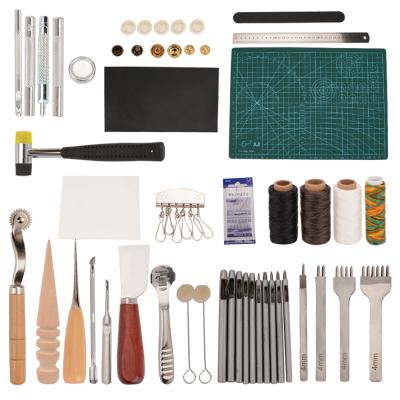 China Eco-friendly Hot Sale Professional Quilting Leather Craft Leather Tool Kit for sale