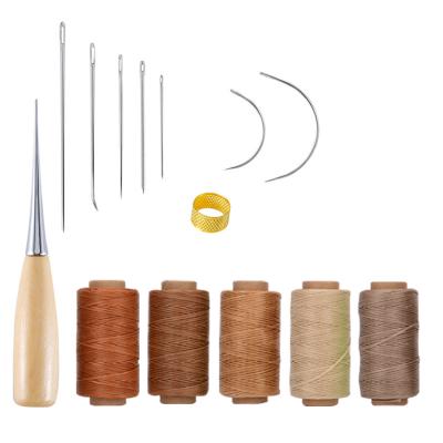 China For 14 Pcs Leather / Leather Tool Kit Set Handmade Accessories Quilting Awl Needle for sale