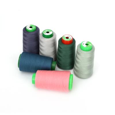 China High Tenacity Durable Polyester Black Weaving Yarn Abrasion-Resistant Sewing For Coats for sale