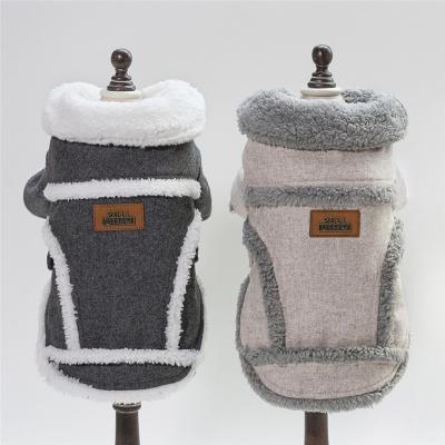 China New Stocked High Quality Pets Dog Clothes Coat Autumn Winter Dogs Pet Clothing Costume Clothes For Jacket Cotton-Padded by Teddy Poodle for sale