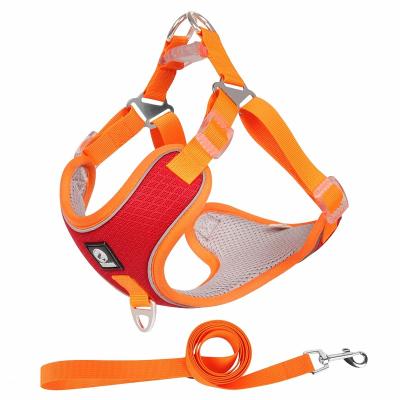 China Reflective No Pull Dog Harness Adjustable Safety Nylon Medium Dog Vest Padded Reflective Outdoor Harness For Large Dog for sale