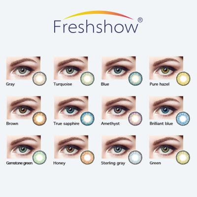 China HEMA Fresh show safety certified color contact lenses for safety and comfort for sale