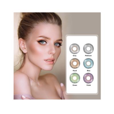 China Cosmetic Eye Contact Lenses 6 Color Classic Models Colored Vietnam Philippines Lens Sells Well for sale