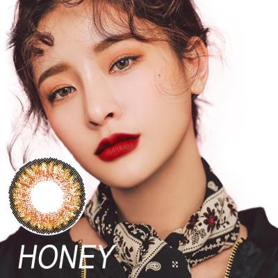 China Beauty eye 2021 t hot selling 18 colors honey fashionable contact lenses for sale