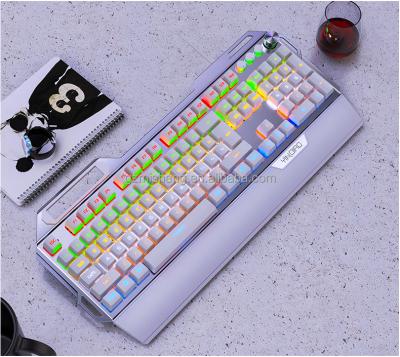 China Hot Selling Colorful Led Mechanical Keyboard Plug and Play Mechanical Switch Back Lightweight Ergonomic Gamer Gaming for sale