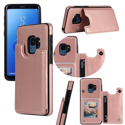 China Card Holder+Photo Frame+Stand Multi Funtion For Samsung A51 71 Phone Case S9 Hot Case Flip Book Cover PU Silicone TPU Back Cover Mobile Wallet Leather Case for sale