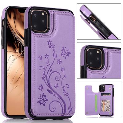 China Multi Card Holder + Photo View + Luxury Funtion 2021 Flip Cover Stand PU Leather Phone Case For iPhone 12 XS XR 11 SE2020 TPU Card Cover Phone Wallet Case for sale