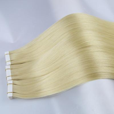 China Straight Virgin Remy Human Hair Double Drawn Cuticle Aligned Tape In Hair Extensions for sale