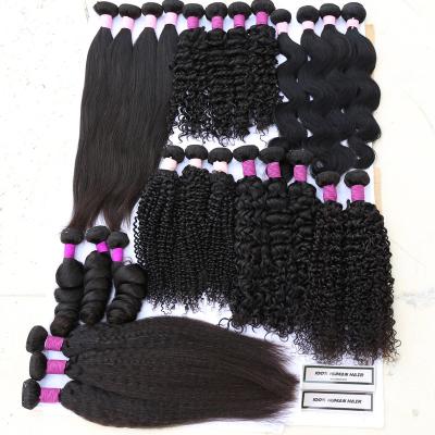 China Cheap Silky Straight Wave Hair Vendors Virgin Hair Bundles Bulk Mink Brazilian Human Hair Bundles Wholesale Brazilian Weave Hair Bundles for sale