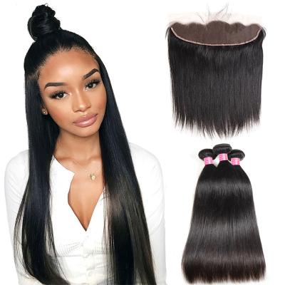 China 11a Silky Straight Mink Brazilian Unprocessed Raw Hair Vendors Bundles Cuticle Aligned Virgin Remy Hair Extensions Weave for sale