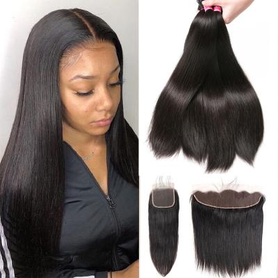 China Wholesale Natural Brazilian Virgin Hair Bundles MS 12a Wave Grade Brazilian Mink Hair Silky Straight Brazilian Virgin Hair Weaves Vendor for sale