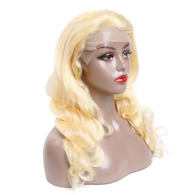 China Best Selling 180% Density Unprocessed Brazilian Human Hair Full Body Wave Lace Wig, 8-36 Inch Human Hair Wig, Temple Hair Full Lace Wig for sale