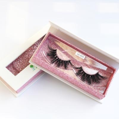 China Glow in the Dark New Design Eyelash Packing 3d Mink False Eye Lashes Own Brand 25mm Mink Eyelashes Wholesale Seller for sale