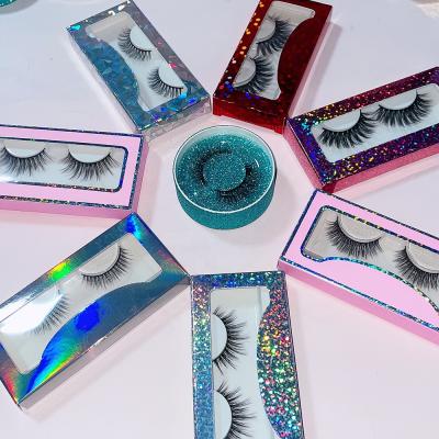 China Best Seller 3D False Eyelash Natural Long False Mink Eyelashes With Box Packing for sale