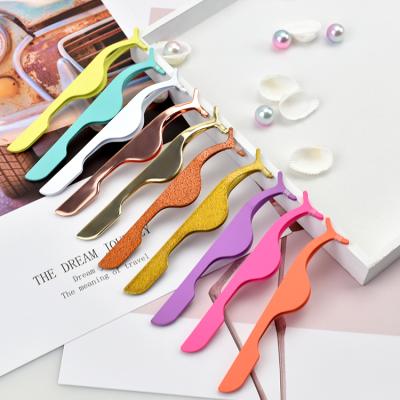 China Lash Tool Private Label Strip Eyelash Tweezers Full Tools Custom False Eyelash Applicator for sale