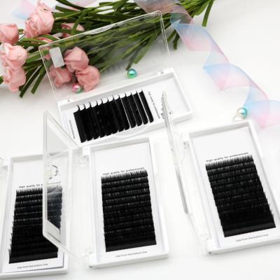 China Good Quality Long Natural Fake Mink Eyelash Extensions Eyelash Factory Bulk Eyelash Extension for sale