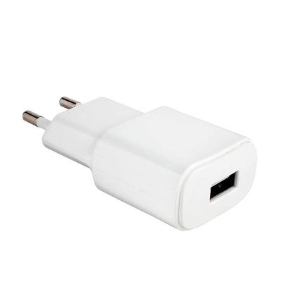 China CE Qc1.0 FCC kc Certified Mobile Phone Power Charger Eu Plug 5w 5v 1a for sale