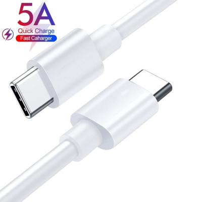 China MP3/MP4 Player SHANPIN 5A USB Type C To Typc C Cable For Hawei Mate 20 P20 P30 Pro Lite Samsong S10 S9 for sale