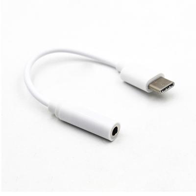 China Wholesale 12cm 0.4ft SHANPIN Mobile Phone Type C to Aux Audio Converter. 3.5mm Earphone Adapter Cable USB C for sale