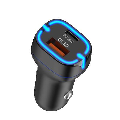 China SHANPIN Mobile Phone Car Charger Phone Charger PD 36w Car USB Charger for sale