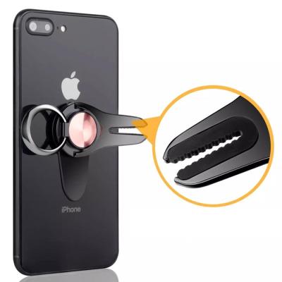 China SHANPIN 360 Adjustable Rotation Handle Ring Multifunctional Magnetic Car Mobile Phone Grip for sale