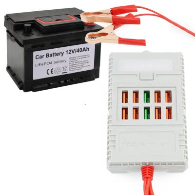 China Consumer Electronics SHANPIN Portable 12V 24V 5V Small Clip Charger Car Battery Inverter with Led Light for sale