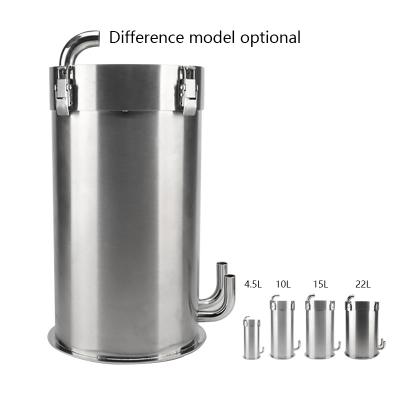 China Sustainable Aquarium Stainless Steel Filter Canister For Fish Tank for sale