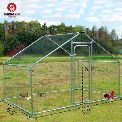 China Water and UV Protect Sun Shelter Mesh Breeding Chicken Coop Cages Chinese Collapsible for Breeders Hens for sale