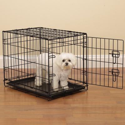 China Large Breathable Thickened Wire Mesh Metal Animal Dog Stainless Steel Cages For Sale for sale