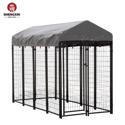 China OEM / ODM Mesh Open Air Metal Outdoor Breathable Dog Pens And Runs Outdoors For Animals for sale