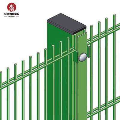 China Easily Assembled Anping Shengxin Double Wire Welded Fence for sale