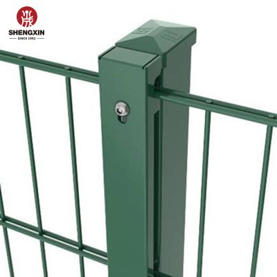 China Easily Assembled Vandal Resistant BV Double Wire Mesh High Security Fence for sale