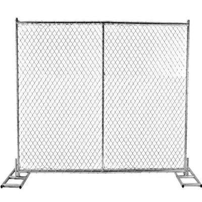 China Easily Assembled High Quality Temporary Chain Link Fence For Construction Site for sale