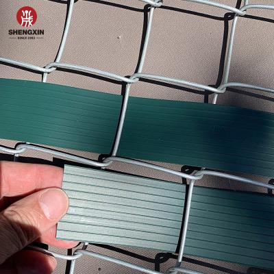 China 47Mmx50M Easily Assembled 100% PVC Panels Chain Link Fence Privacy Slats for sale