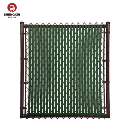 China Easily Assembled 6 Foot 8 Foot High Industry Hot Dip Galvanized Chain Link Fence Privacy Fencing Post Barbed Wire Extension Arms for sale