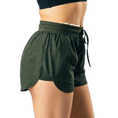 China 2022 QUICK DRY Macting Workout Fitness Shorts Women Sporty Running Gym Shorts Women Woven Sports Yoga Shorts for sale