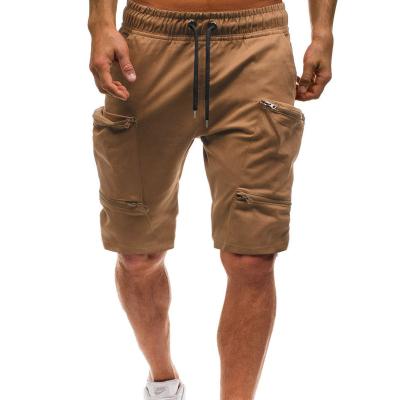 China Macting Summer Multi Pocket Elastic Waistband Shorts Summer Casual Men's Casual Cargo Pants for sale