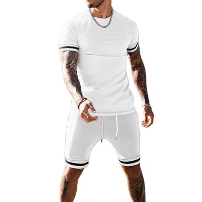 China Custom Designer Logo Clothing Macting QUICK DRY Summer Tracksuit 2 Two Piece Shirts and Short Set Men for sale