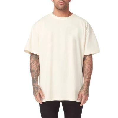 China Custom Quality Printing Cotton Viable Mens Macting T-shirt Drop Shoulder Oversized Design T-shirt Blank T-Shirts for sale