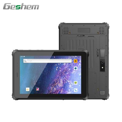 China Waterproof 10 Inch Android Fingerprint 4G Lte GPS WiFi Ip67 Barcode Waterproof Shockproof Touch Screen Rugged Tablet Scanner for sale