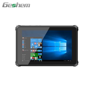 China Waterproof 10 Inch Tablet PC Rugged Sunlight Windows 1D 2D Reader 1D 2D Barcode Readable Waterproof Fingerprint PC 1000Nits Ip67 Nfc Rfid for sale